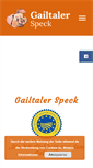 Mobile Screenshot of gailtalerspeck.at